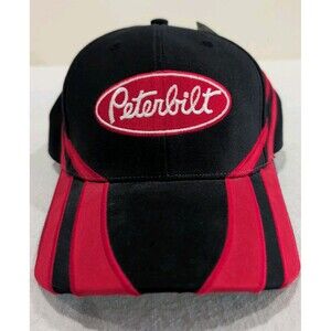 Peterbilt Double Swoop Cyrk Logo Cap Hat Strapback NWT